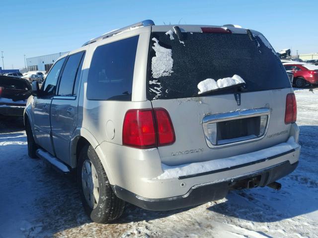 5LMFU28575LJ10780 - 2005 LINCOLN NAVIGATOR TAN photo 3