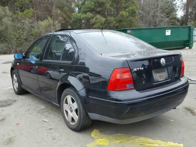 3VWSA29M6YM114551 - 2000 VOLKSWAGEN JETTA GLS BLACK photo 3