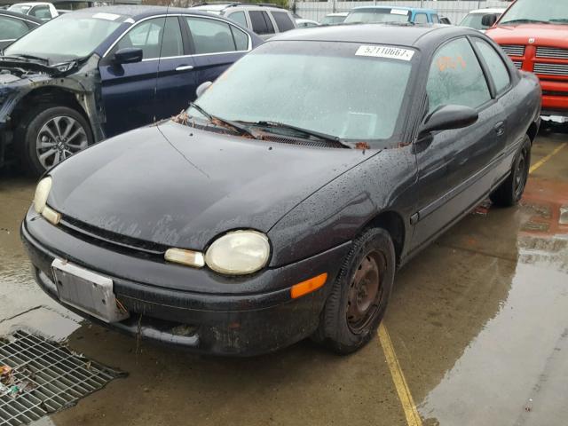 1B3ES42C9TD507475 - 1996 DODGE NEON HIGHL BLACK photo 2