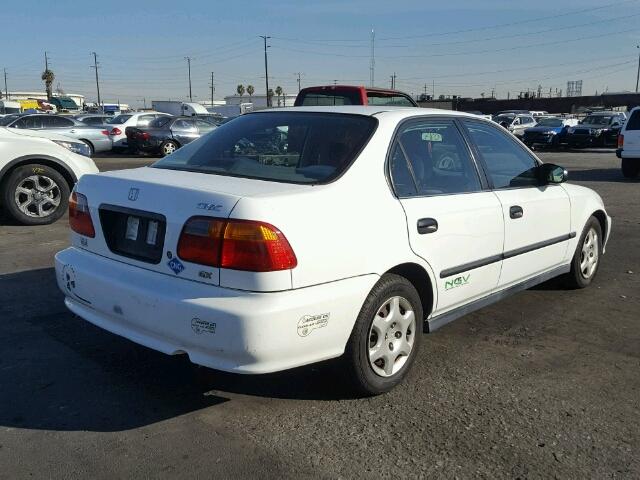 1HGEN1648XL000328 - 1999 HONDA CIVIC GX WHITE photo 4