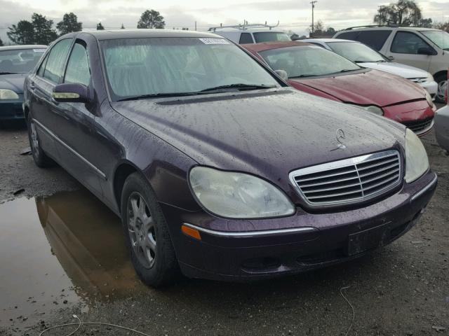 WDBNG70J6YA031597 - 2000 MERCEDES-BENZ S 430 PURPLE photo 1