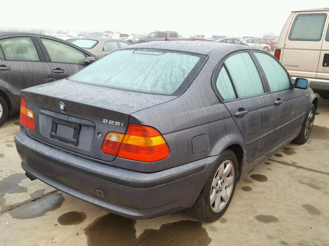 WBAEV33492KL58242 - 2002 BMW 325 I GRAY photo 4