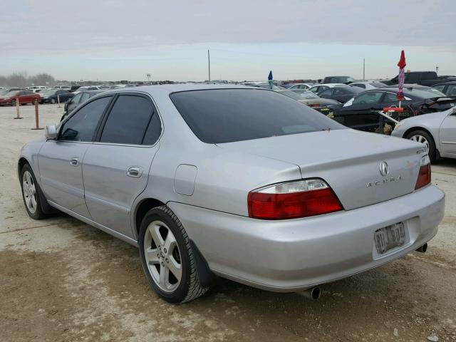 19UUA56862A039361 - 2002 ACURA 3.2TL TYPE SILVER photo 3