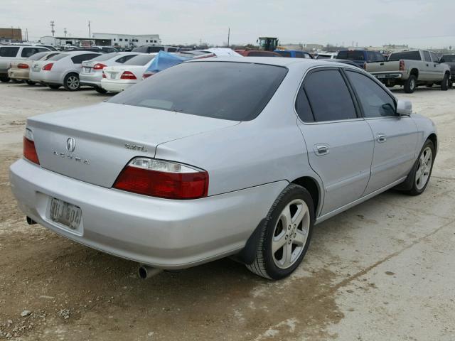 19UUA56862A039361 - 2002 ACURA 3.2TL TYPE SILVER photo 4