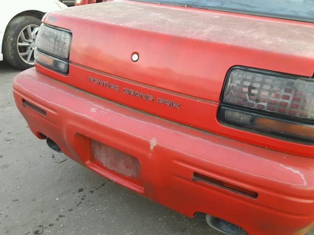 1G2WJ12M6RF202739 - 1994 PONTIAC GRAND PRIX RED photo 9