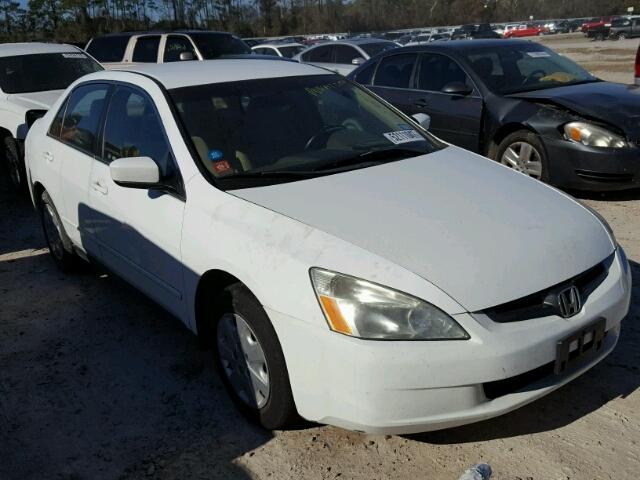 1HGCM56323A059499 - 2003 HONDA ACCORD LX WHITE photo 1