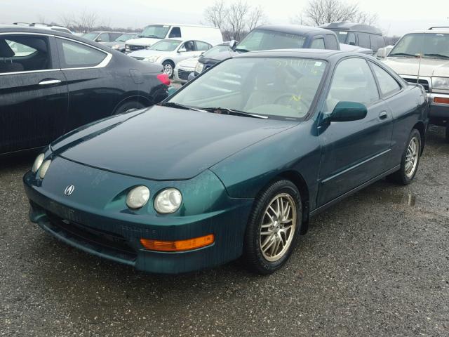 JH4DC4450XS002849 - 1999 ACURA INTEGRA LS GREEN photo 2