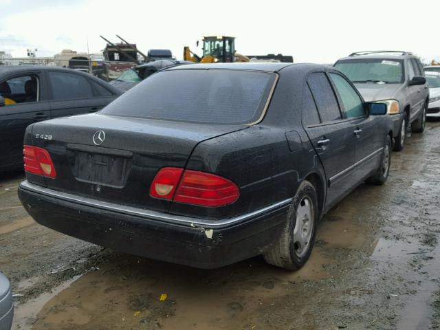 WDBJF72F9VA566851 - 1997 MERCEDES-BENZ E 420 BLACK photo 4