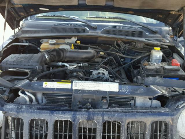 1J4GL48K86W259340 - 2006 JEEP LIBERTY SP BLUE photo 7