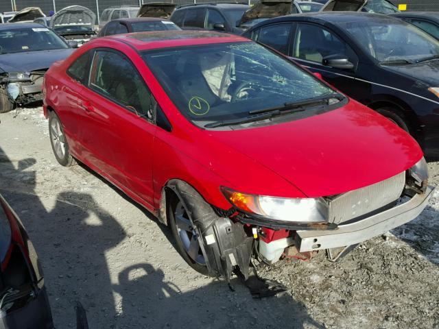 2HGFG12857H556505 - 2007 HONDA CIVIC EX RED photo 1