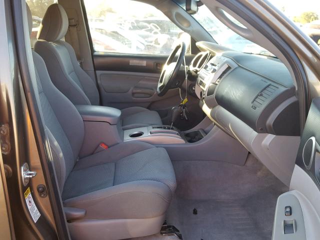 3TMLU4EN7BM073895 - 2011 TOYOTA TACOMA DOU გრაფიტი ფოტო 5