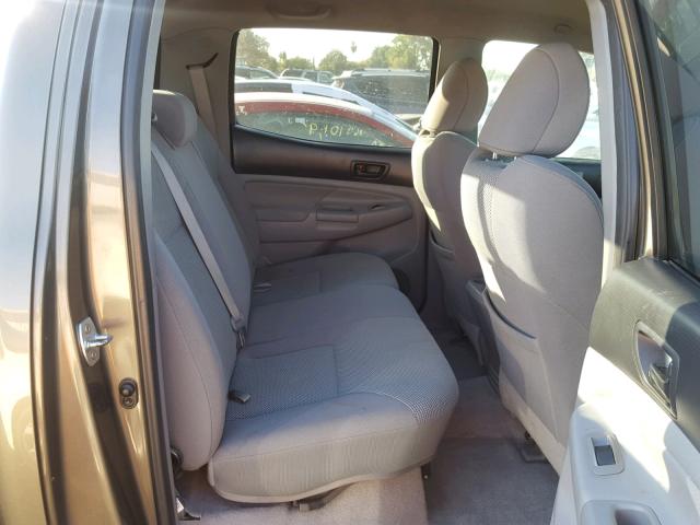 3TMLU4EN7BM073895 - 2011 TOYOTA TACOMA DOU გრაფიტი ფოტო 6