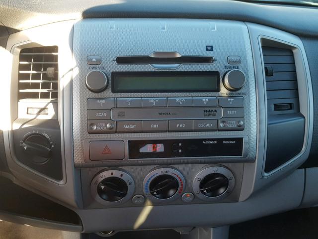 3TMLU4EN7BM073895 - 2011 TOYOTA TACOMA DOU გრაფიტი ფოტო 9