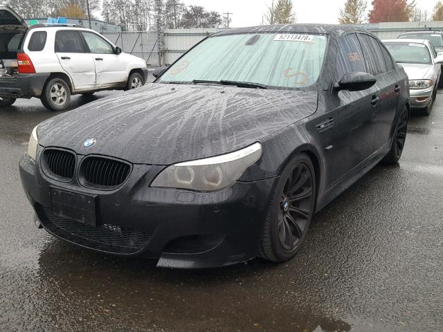 WBSNB93577CX07724 - 2007 BMW M5 BLACK photo 2