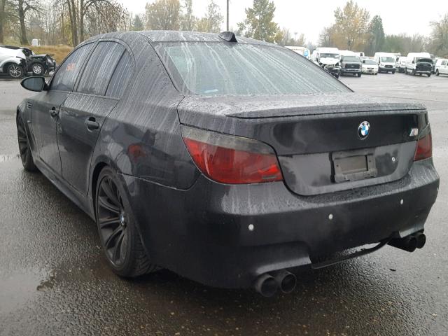 WBSNB93577CX07724 - 2007 BMW M5 BLACK photo 3