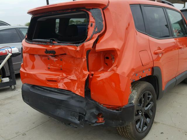 ZACCJABB6JPH04553 - 2018 JEEP RENEGADE L ORANGE photo 9