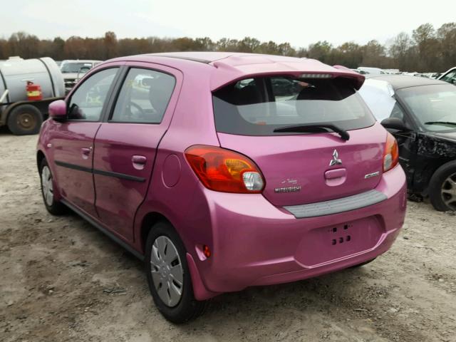 ML32A3HJXEH024323 - 2014 MITSUBISHI MIRAGE DE PINK photo 3