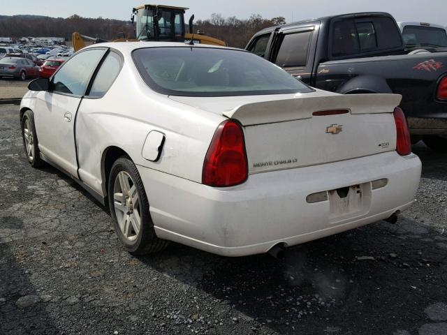 2G1WK151369194865 - 2006 CHEVROLET MONTE CARL WHITE photo 3