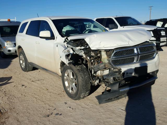 1D4RD2GG6BC630474 - 2011 DODGE DURANGO EX WHITE photo 1