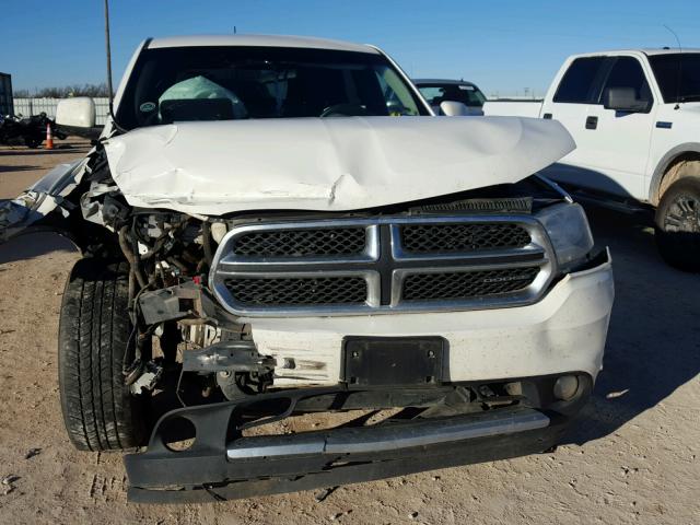 1D4RD2GG6BC630474 - 2011 DODGE DURANGO EX WHITE photo 9