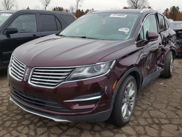 5LMCJ2C96HUL50326 - 2017 LINCOLN MKC SELECT BURGUNDY photo 2