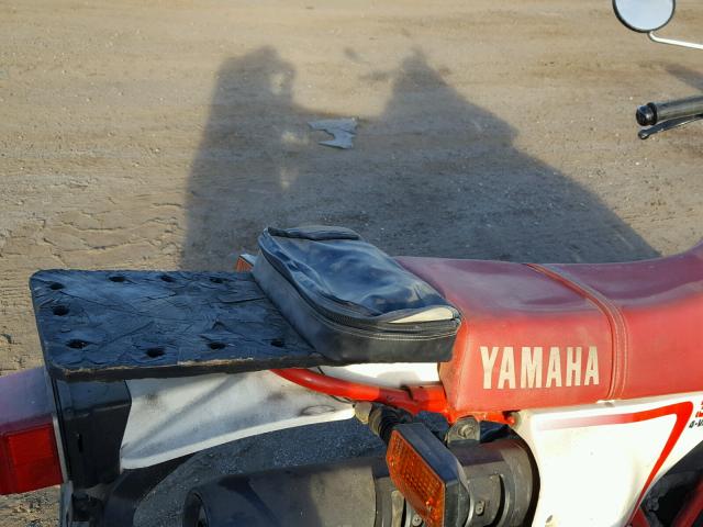 JYA3NVE03KA001253 - 1989 YAMAHA XT350 RED photo 6