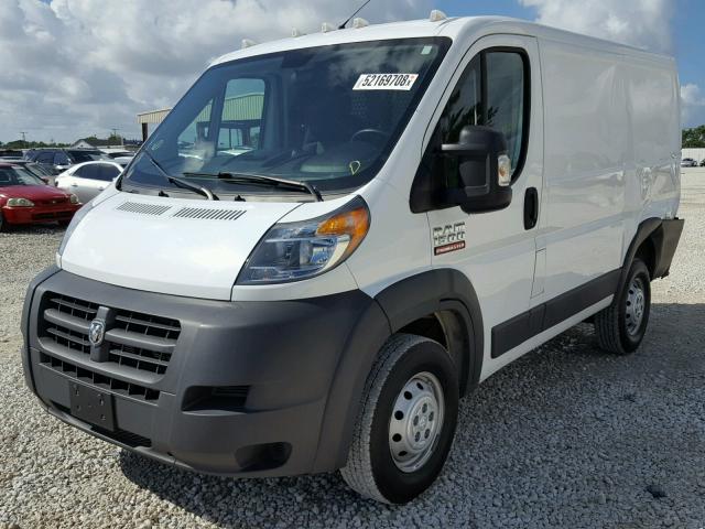3C6TRVNG7HE511642 - 2017 RAM PROMASTER WHITE photo 2