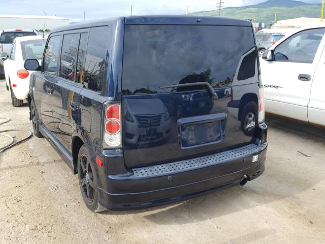 JTLKT334164048161 - 2006 TOYOTA SCION XB Mavi foto 3