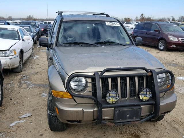 1J4GL38K95W666706 - 2005 JEEP LIBERTY RE TAN photo 9