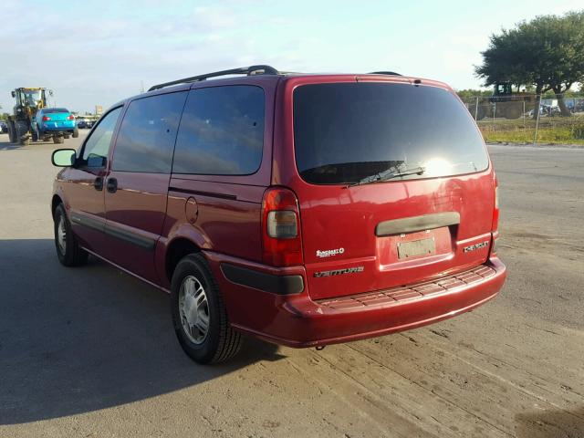 1GNDX03E64D128222 - 2004 CHEVROLET VENTURE MAROON photo 3