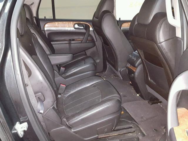 5GALRBED7AJ257602 - 2010 BUICK ENCLAVE CX BLACK photo 6