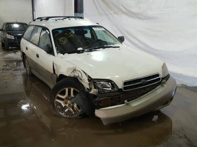 4S3BH675X16601727 - 2001 SUBARU LEGACY OUT WHITE photo 1