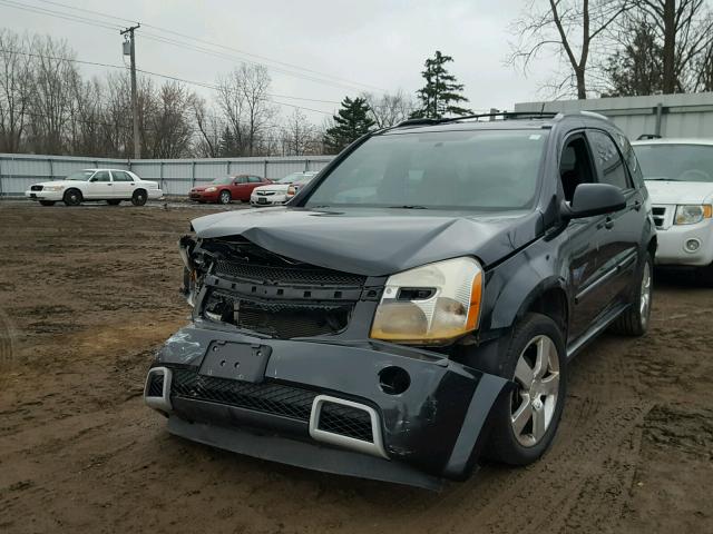 2CNDL537586029913 - 2008 CHEVROLET EQUINOX SP BLACK photo 2