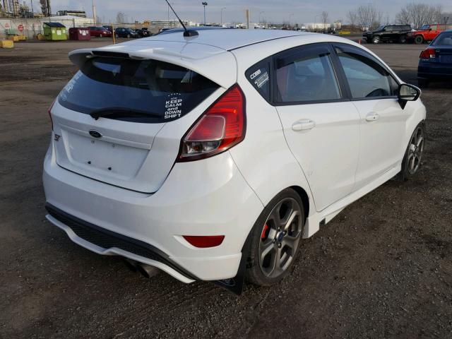 3FADP4GX8EM213831 - 2014 FORD FIESTA ST WHITE photo 4