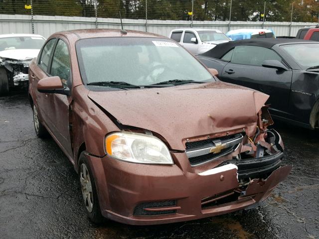 KL1TD5DE6BB243881 - 2011 CHEVROLET AVEO LS BROWN photo 1