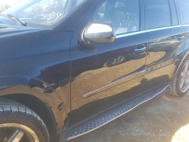 4JGBF86E89A484947 - 2009 MERCEDES-BENZ GL 550 4MA BLACK photo 9