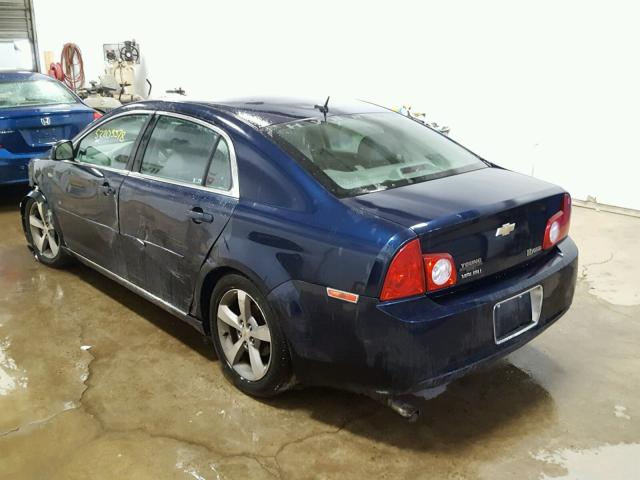 1G1ZF575X9F207339 - 2009 CHEVROLET MALIBU HYB BLUE photo 3