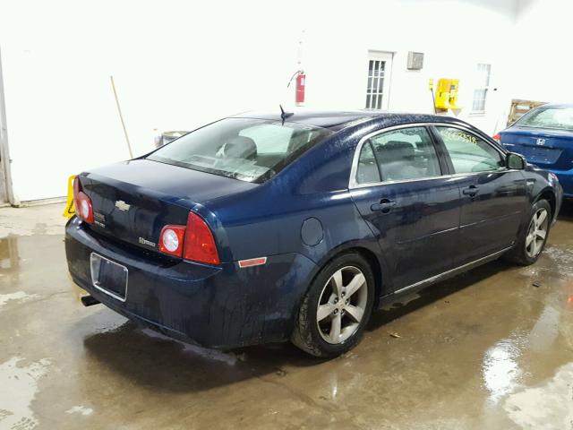 1G1ZF575X9F207339 - 2009 CHEVROLET MALIBU HYB BLUE photo 4