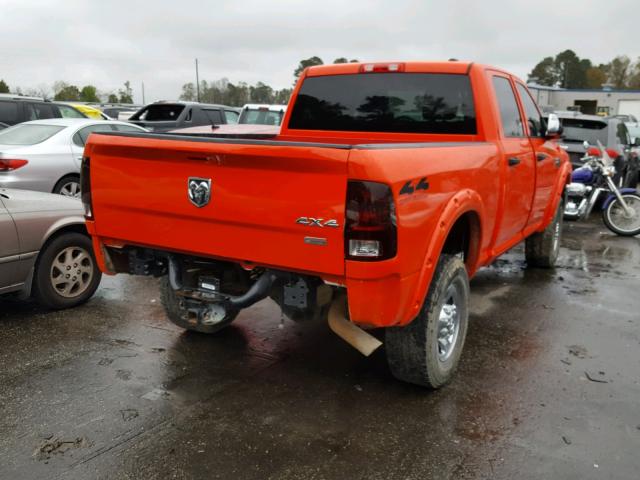 3C6UD5CL9CG185259 - 2012 DODGE RAM 2500 S RED photo 4