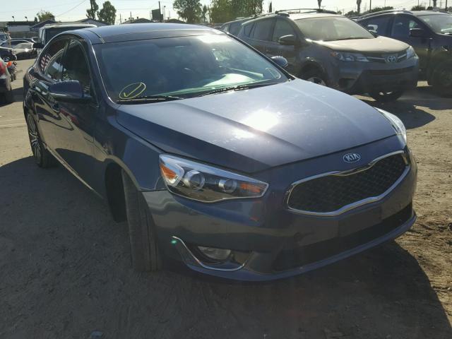 KNALN4D72E5130575 - 2014 KIA CADENZA PR BLUE photo 1