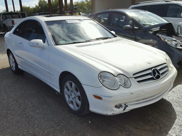 WDBTJ65J54F116343 - 2004 MERCEDES-BENZ CLK320 WHITE photo 1