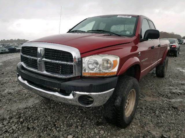 1D7KS28C16J245539 - 2006 DODGE RAM 2500 S 勃艮第红 照片 2