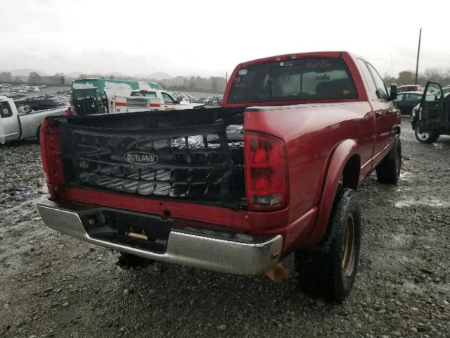 1D7KS28C16J245539 - 2006 DODGE RAM 2500 S 勃艮第红 照片 4