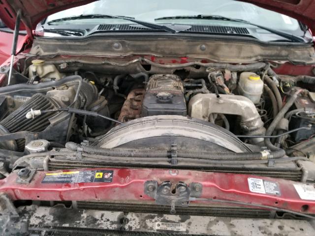 1D7KS28C16J245539 - 2006 DODGE RAM 2500 S 勃艮第红 照片 7