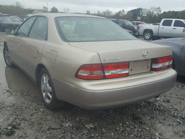 JT8BF28G910329431 - 2001 LEXUS ES 300 GOLD photo 3