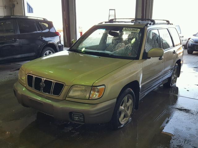 JF1SF65572H726513 - 2002 SUBARU FORESTER S TAN photo 2