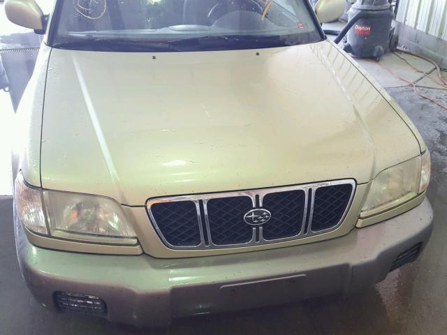 JF1SF65572H726513 - 2002 SUBARU FORESTER S TAN photo 9