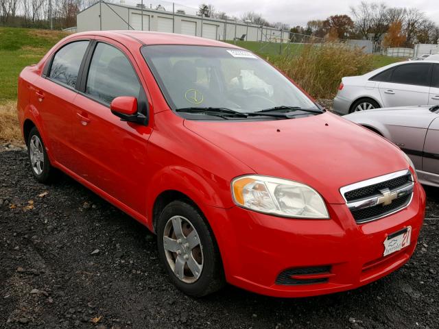 KL1TD5DEXBB142326 - 2011 CHEVROLET AVEO LS RED photo 1