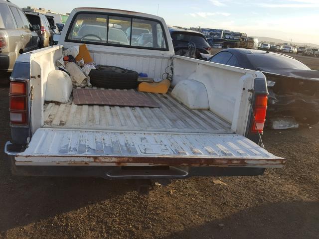 1B7GN14M5HS436152 - 1987 DODGE DAKOTA BLUE photo 6