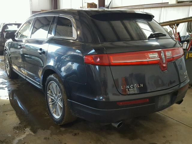 2LMHJ5AT5DBL59306 - 2013 LINCOLN MKT BLACK photo 3